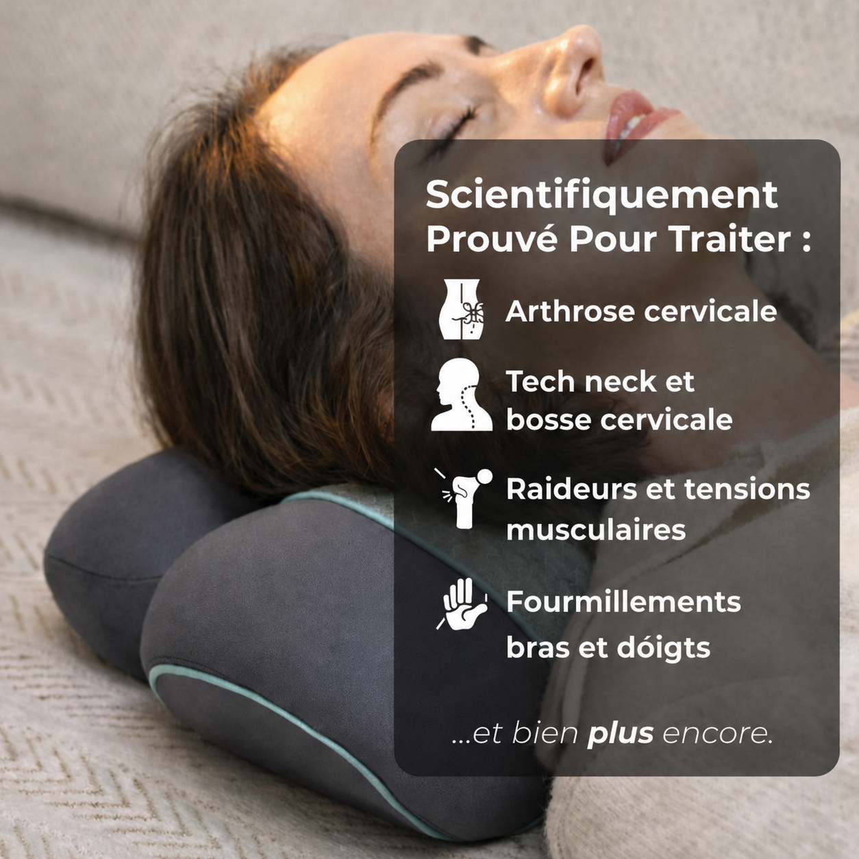 Nüvex™ masseur d'alignement cervicale à triple action