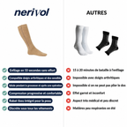 Chaussette de compression - Flexzip™