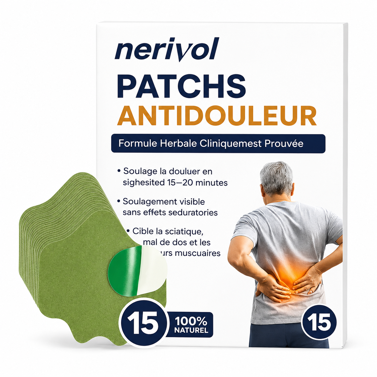12 pain relief patches