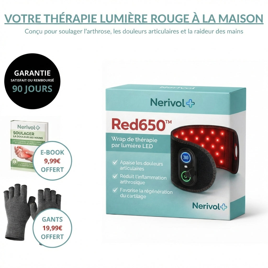 Nerivol Red650™ – Red Light Cell Therapy Wrap